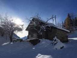 Fonduegad im schnee